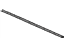 Toyota 85224-20280 Blade Assembly Backing Plate, Driver Side, Rubber