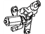 Toyota 85130-42020 Wiper Motor, Rear