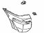 Toyota 52162-42050 Piece, Rear Bumper, Driver Side