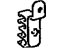 Toyota 47371-42070 Clamp, Brake Tube