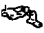 Toyota 53540-0C040 Catch Lever