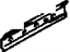 Toyota 61211-89107 Side Rail, Outer Passenger Side