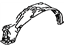 Toyota 53876-04020 Liner, Front Fender, Driver Side