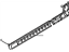 Toyota 57402-89114 Rear Sidemember, Inner Driver Side
