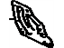 Toyota 76648-04020 Support, Rear Body Mudguard, Driver Side