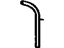 Toyota 63249-89104 Hose(For Sliding Roof Or Removable Roof Drain), Front