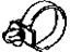 Toyota 82711-32360 Clamp, Wiring Harness