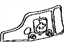 Toyota 37109-60040 Bracket Sub-Assembly, Propeller Shaft Heat Insulator