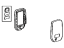 Toyota 89072-60M70 Housing Set, Door Control Transmitter (For Smart Key)