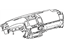 Toyota 55400-60031-C0 Instrument Panel, Black