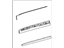 Toyota 75072-60110-A0 Body Side Molding, White, Outside Driver Side
