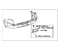 Toyota 52159-60965 Cover, Rear Bumper, Driver Side