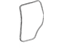 Toyota 62331-60080 Weatherstrip, Rear Door Opening Trim, Passenger Side