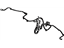 Toyota 89516-60130 Wire, Skid Control Sensor, Rear