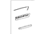 Toyota 75075-60120-A0 Body Side Molding, White, Outside Passenger Side