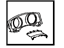 Toyota 55404-60200-E1 Cluster Housing, Beige