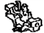 Toyota 53510-60270 Lock, Front