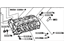 Toyota 11102-09150 Head, Cylinder, Driver Side
