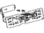 Toyota 55935-60030 Circuit, Center Cluster Module