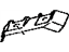 Toyota 12391-38010 Heat Deflector, Passenger Side