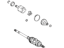 Toyota 42330-42070 Shaft Assembly, Rear Drive, Passenger Side