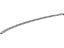 Toyota 75556-21040 Moulding, Roof Drip Side Finish, Center Driver Side