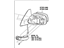 Toyota 87940-21200 Mirror Assembly, Driver Side