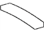 Toyota 63343-21040 Pad, Roof Silencer, Rear