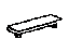 Toyota 58569-21011-B0 Cover, Front Floor Caution Plate