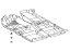 Toyota 58510-21600-B0 Carpet Assembly, Front Floor, Front