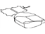 Toyota 71071-21420-C0 Cover, Front Seat Cushion, Passenger Side(For Separate Type)
