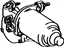 Toyota 85110-16370 Motor Assembly, Windshield Wiper