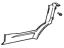 Toyota 62551-16040-06 Garnish, Rear Seat Side, Passenger Side