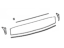 Toyota 64801-47031 Lower Glass, Rear