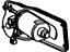 Toyota 85120-16050 Motor And Bracket Assembly, Windshield Wiper
