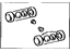 Toyota 04906-30060 Wheel Cylinder Overhaul Kit