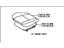 Toyota 71410-1G370-B0 Cushion Assembly, Gray, Passenger Side
