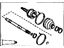 Toyota 43460-19757 Outer Joint Assembly, Passenger Side
