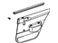 Toyota 67630-16660-E0 Door Trim Panel, Passenger Side