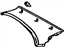 Toyota 62480-16060-B0 Upper Quarter Trim, Blue Gray, Inner Driver Side