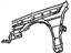 Toyota 53801-16430 Fender, Front Passenger Side