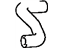 Toyota 16571-11240 Upper Hose