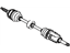 Toyota 43410-16280 Shaft Assembly, Front Drive, Passenger Side