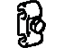 Toyota 47371-10080 Clamp, Brake Tube