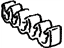 Toyota 77289-10030 Holder, Fuel Tank Pipe Setting