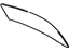 Toyota 64811-16541 Back Glass, Green