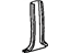 Toyota 62414-16040-B0 Center Pillar Trim, Gray, Lower Driver Side