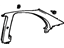 Toyota 62470-16060-B0 Upper Quarter Trim, Blue Gray, Inner Passenger Side