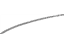 Toyota 75556-28010 Moulding, Roof Drip Side Finish, Center Driver Side