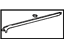 Toyota 67663-95D00-B8 Upper Trim Panel, Passenger Side
